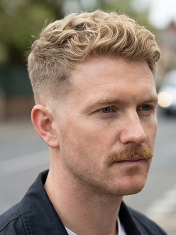 Crew Cut mit sauberem Skin Fade