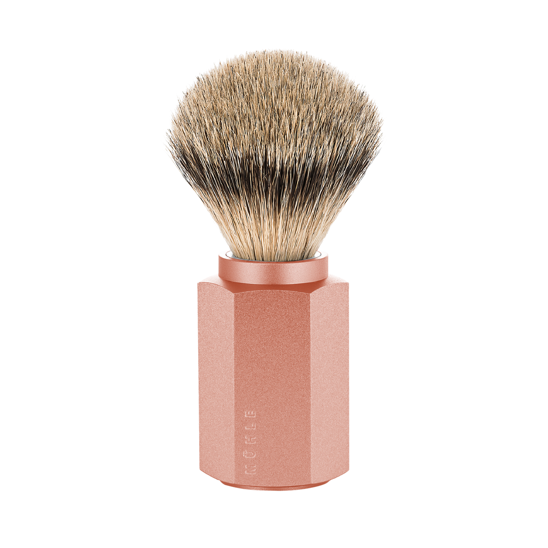 Shaving Brush Hexagon Silvertip Badger Sunrise
