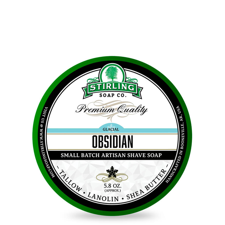 Shaving Soap - Glacial Obsidian