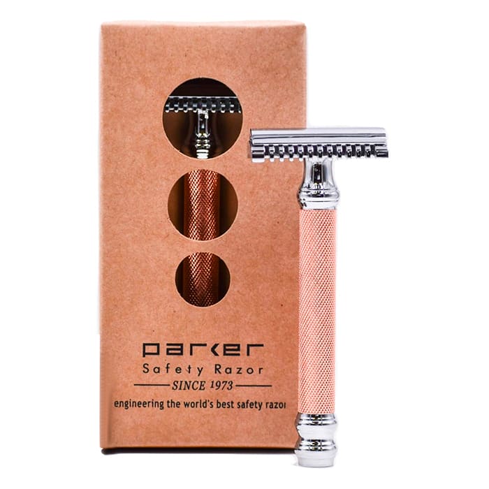 Parker Rasierhobel 63C Roségold Open Comb