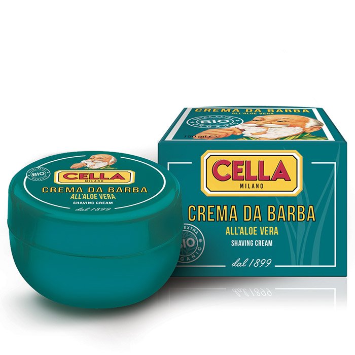 Cella Milano Organic Shaving Cream – Aloe Vera