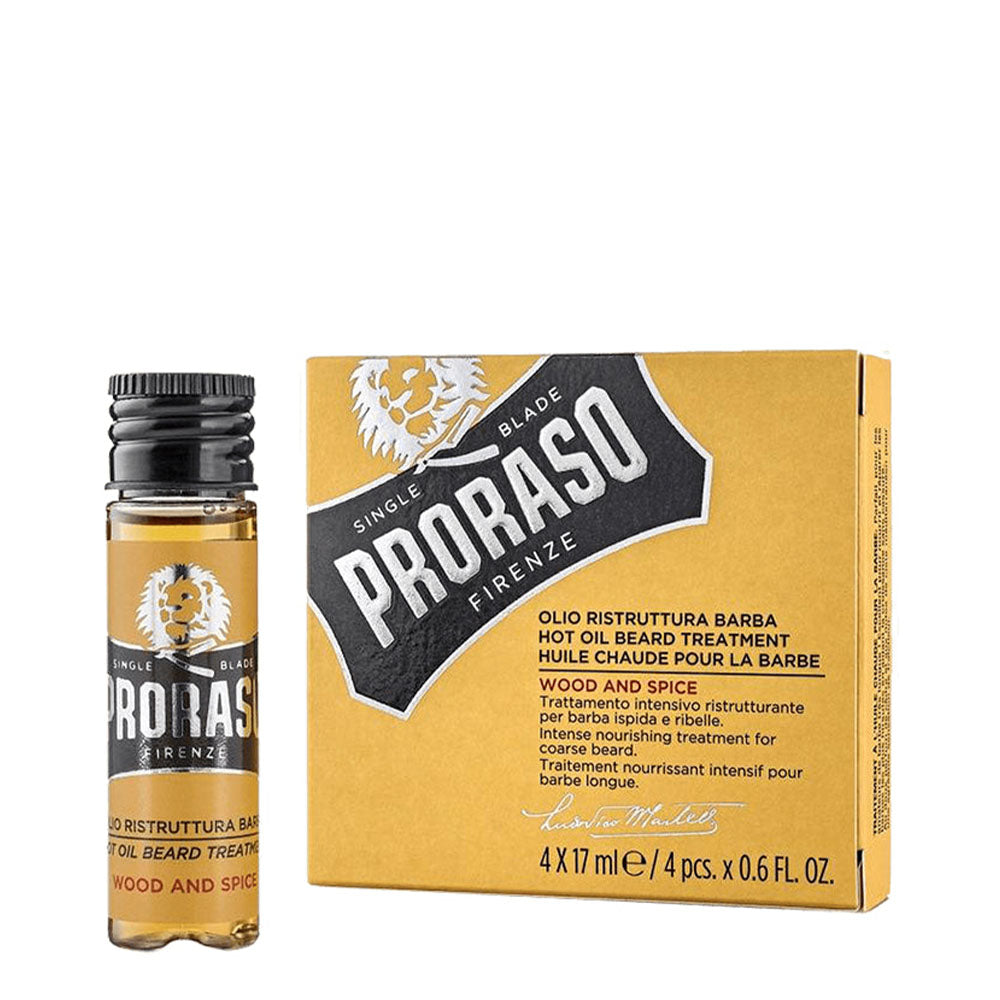 Proraso Hot Oil Beard Treatment - Wood & Spice 68 ml