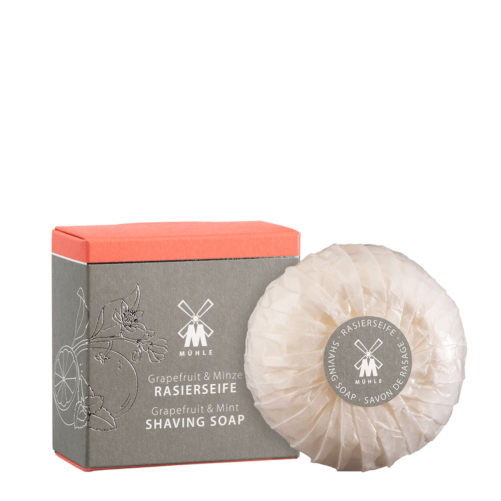 Grapefruit & Mint Shaving Soap 65g Navulling