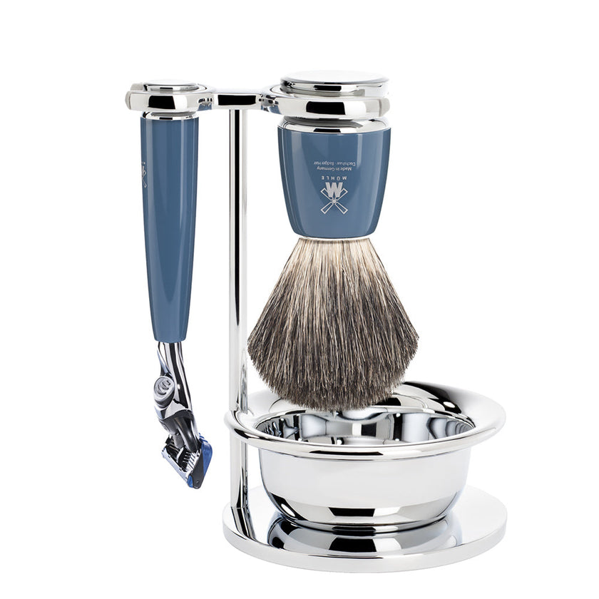 Shaving Set Rytmo 4-Piece - Petrol