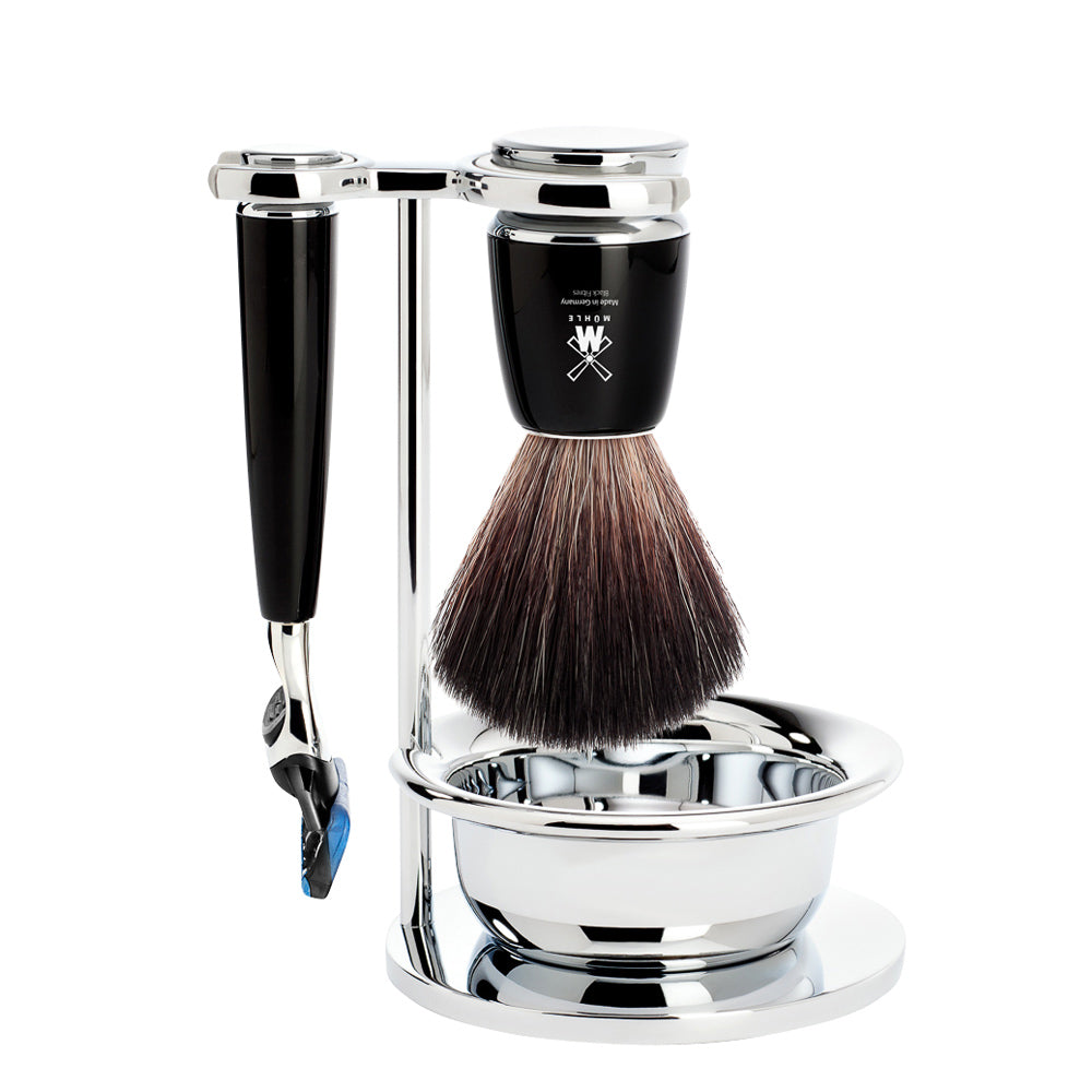 Shaving Set Rytmo 4-Piece - Black