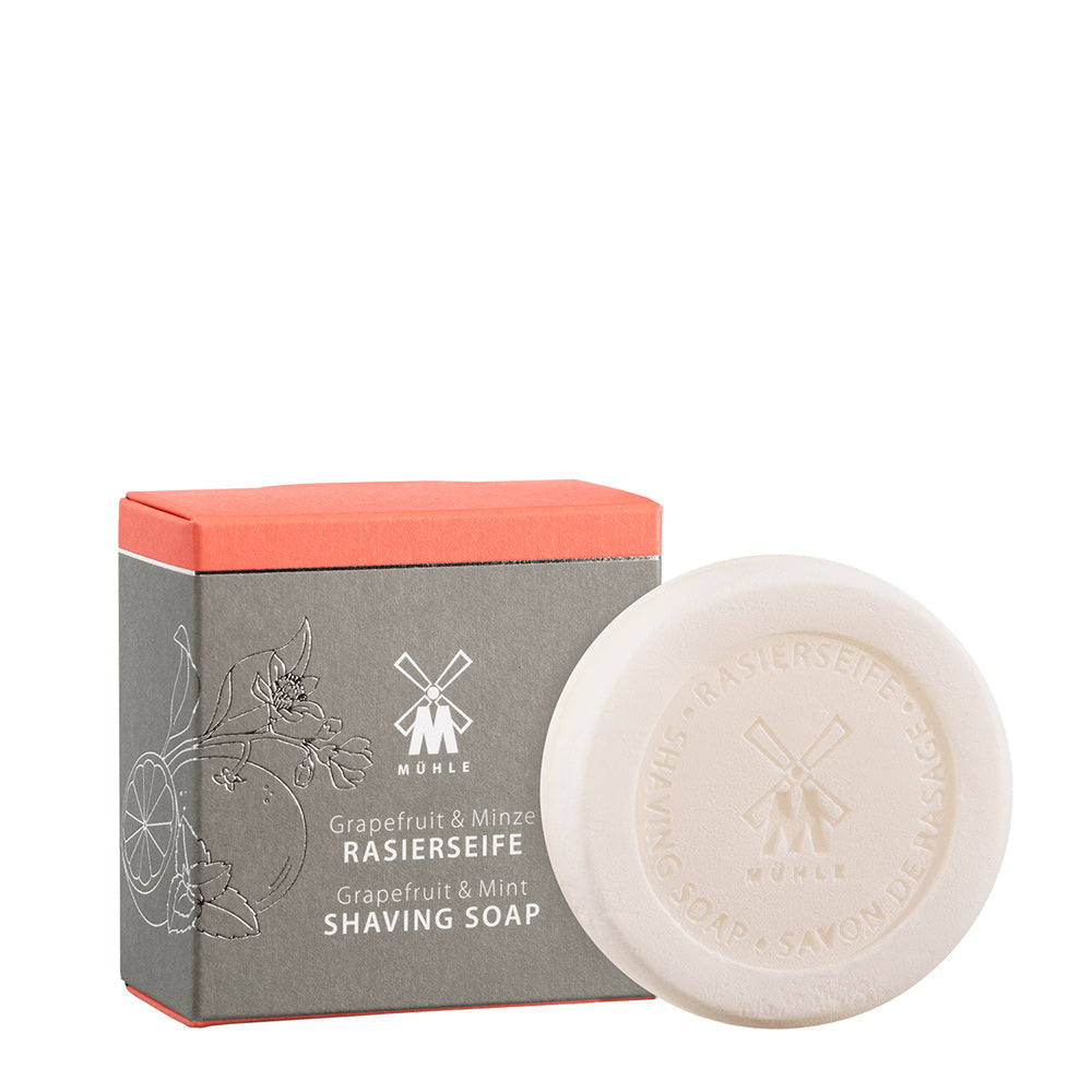 Grapefruit & Mint Shaving Soap 65g Navulling