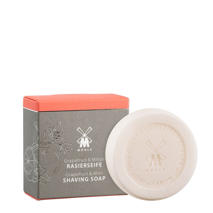 Grapefruit & Mint Shaving Soap 65g Navulling
