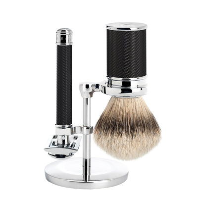 Image de Shaving Set Traditional - Safety razor - Black