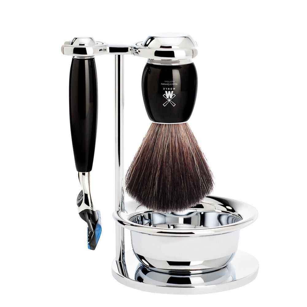 Shaving Set Vivo 4-Piece - Black