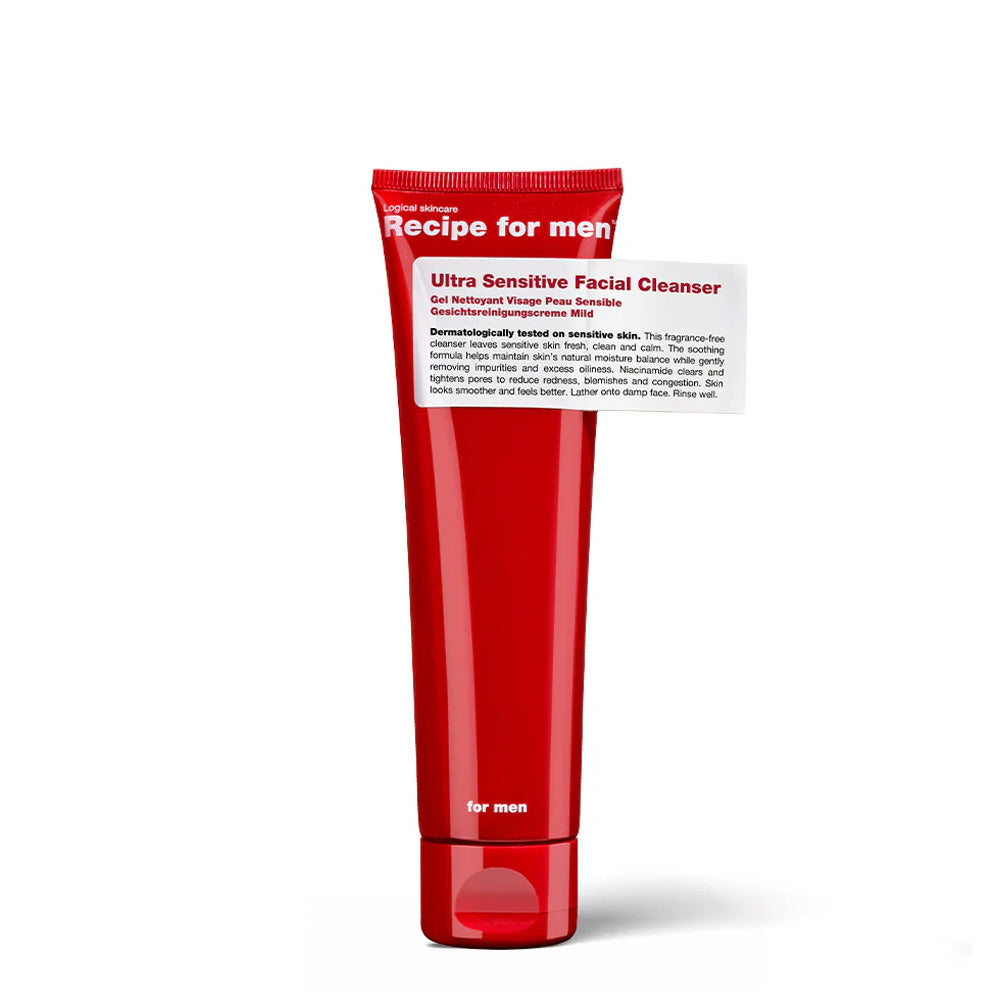 Recipe for Men Ultra Sensitive Gesicht Gesichtsreiniger