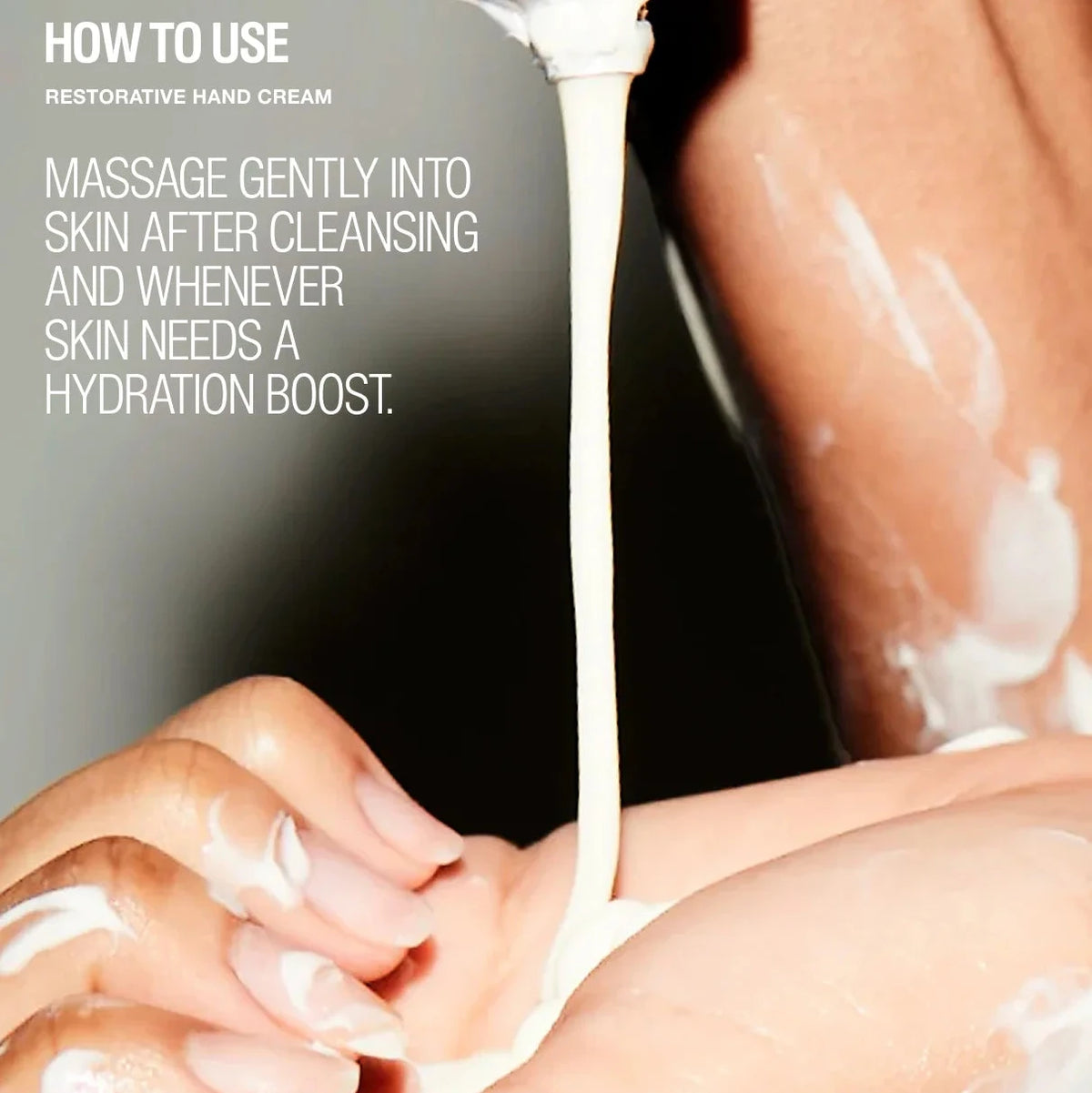 Restorative Hand Cream gebruik