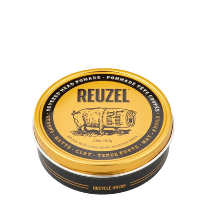 Bild von Liquid Death x Reuzel – Severed Head Clay Pomade