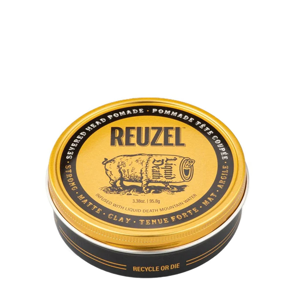 Reuzel Pomade Liquid Death x Reuzel – Severed Head Clay Pomade