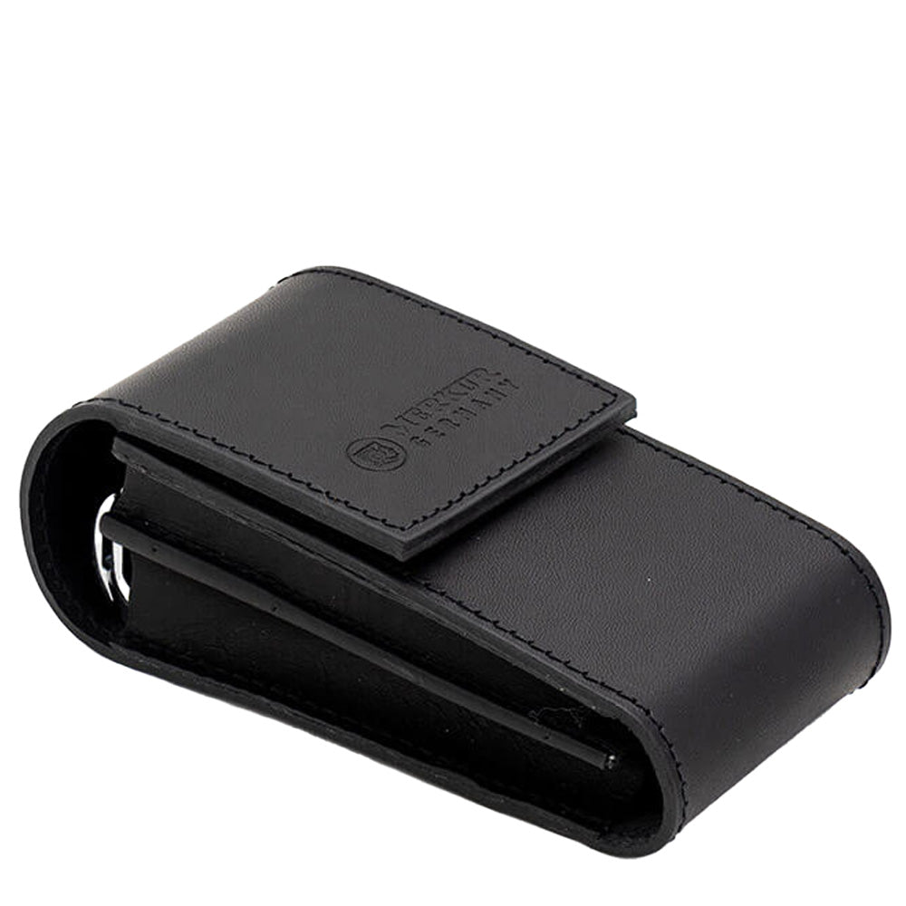 Merkur Safety Razor Travelcase - Zwart Leder