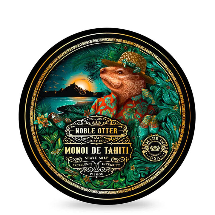 Noble Otter Shaving Soap - Monoi de Tahiti 118 ml