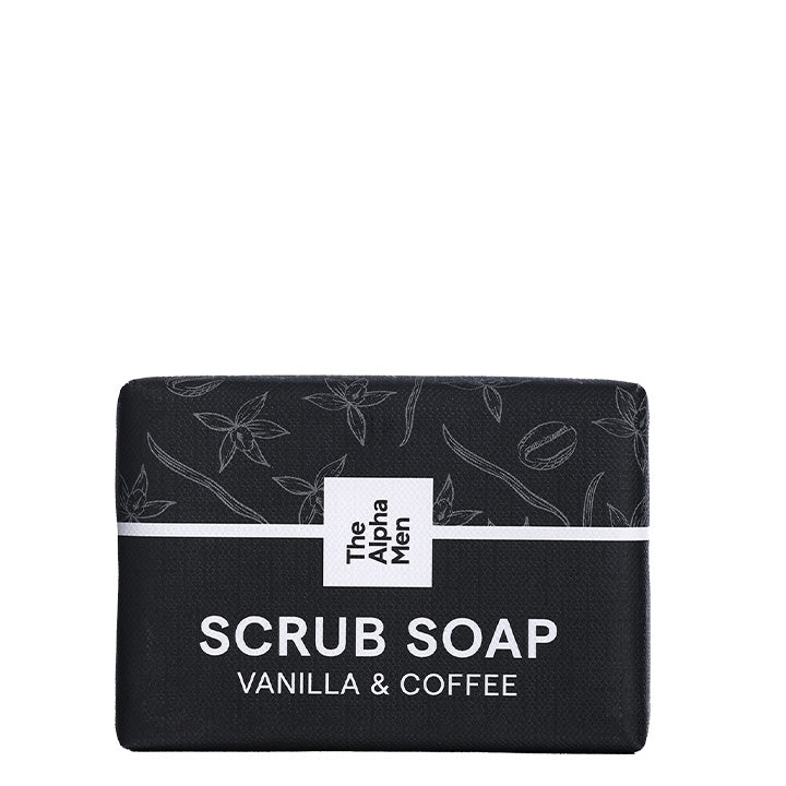 The Alpha Men Scrub Soap Vanilla and Coffee