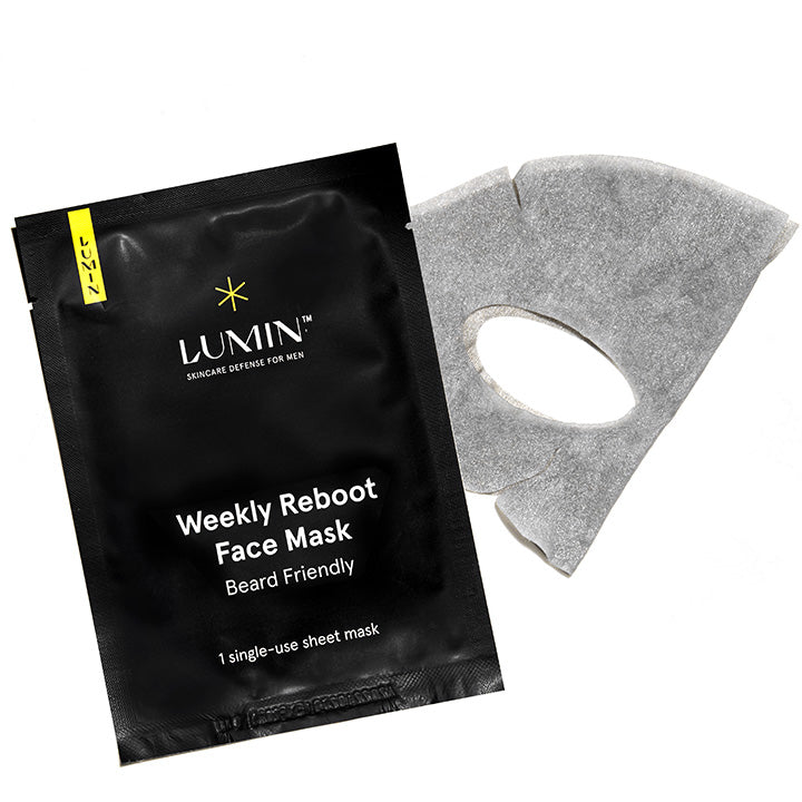 Lumin Weekly Reboot Face Mask - Beard Friendly 10 pack