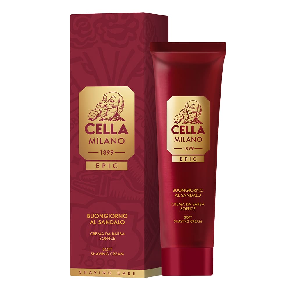 Cella Milano Epic Shaving Cream – Buongiorno al Sandalo