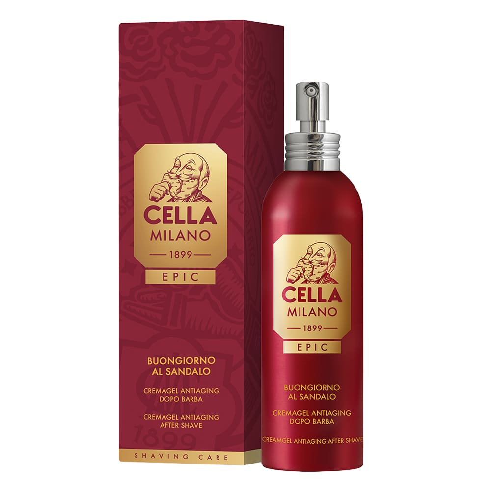 Cella Milano Epic Anti-Aging Aftershave Cream Gel – Buongiorno al Sandalo