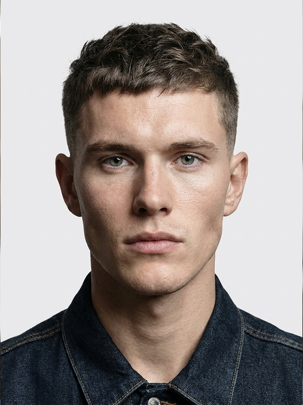 Nachher — Crew-Cut-Frisur