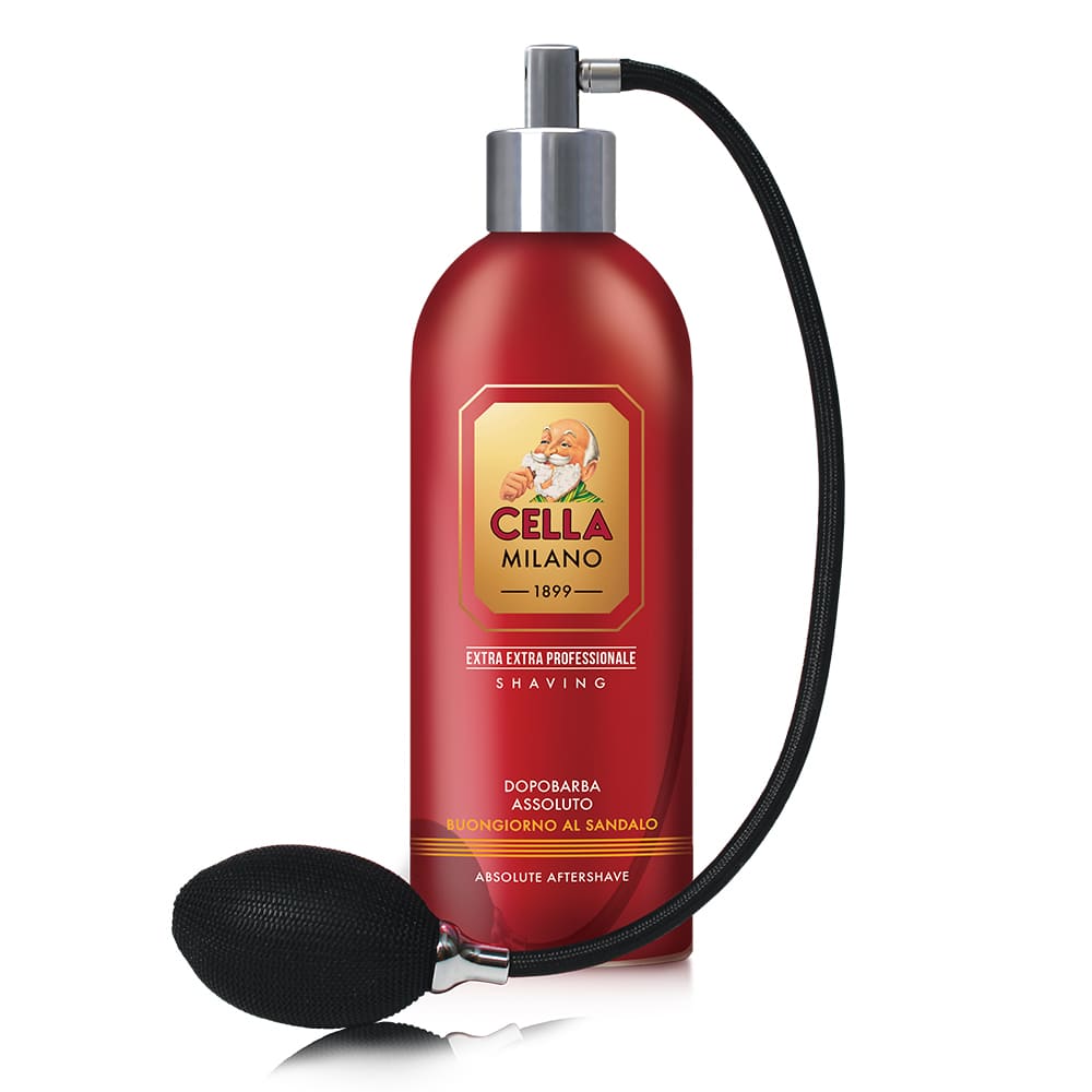 Cella Milano Aftershave with Atomizer – Buongiorno al Sandalo