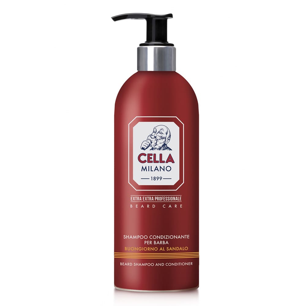 Cella Milano Beard Conditioner Shampoo – Buongiorno al Sandalo