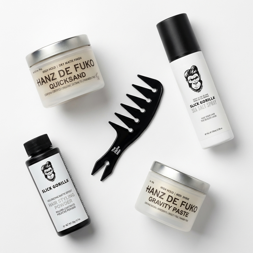 The Alpha Men Textured Fringe Complete Kit