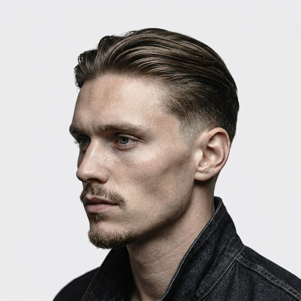 The Alpha Men Slick Back Middle Part Signature Kit