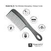 Hair Comb Model No. 8 – Carbon Fiber Chicago Comb