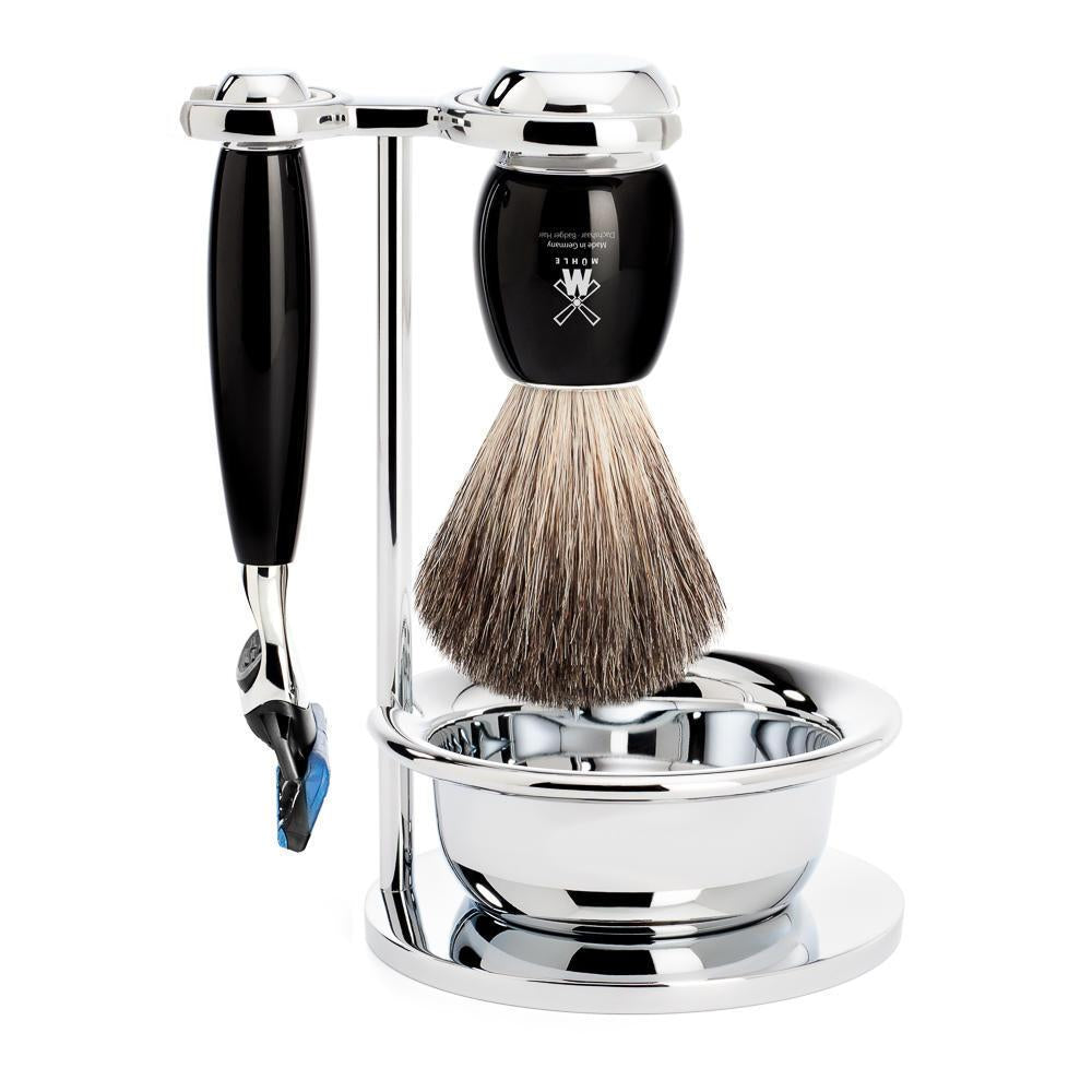 Mühle Vivo Fusion Shaving Set 4-Piece - Black