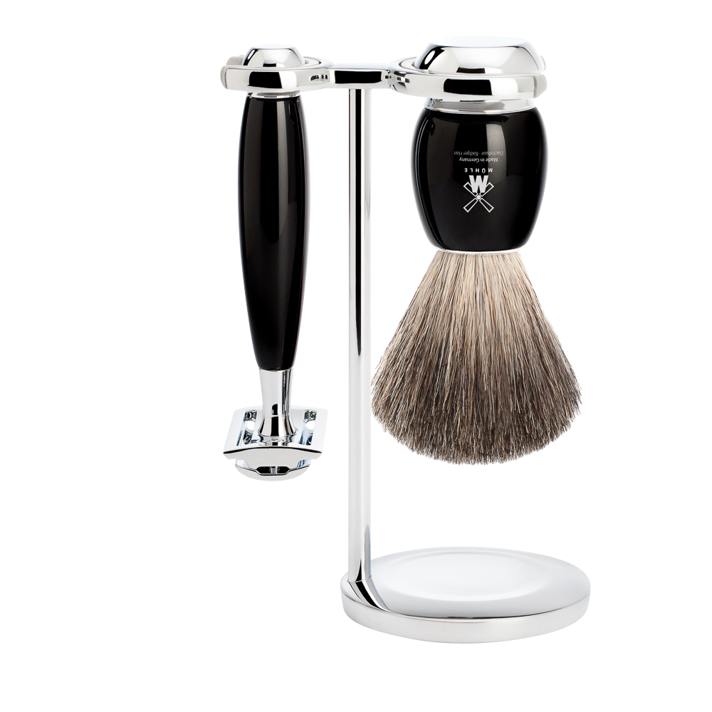 Shaving Set Vivo 3-Piece - Black