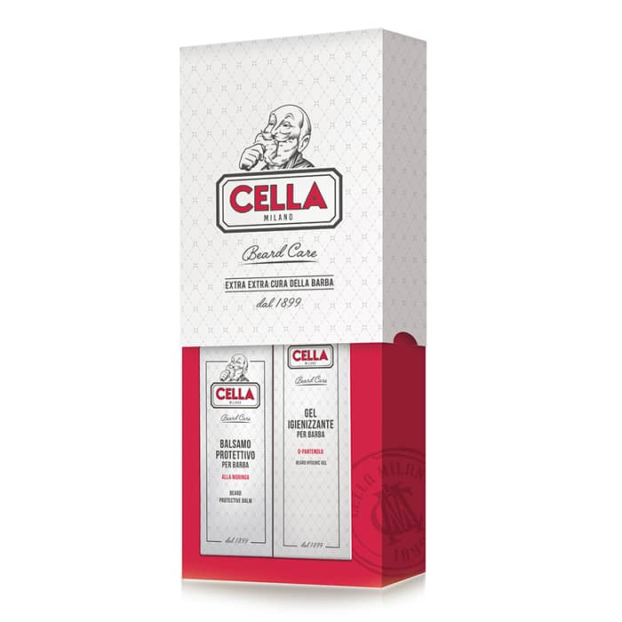 Cella Milano Beard Care Set – Balm & Sanitizing Gel
