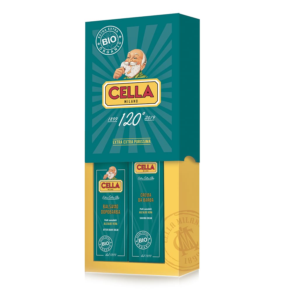 Cella Milano Organic Shaving Set – Cream & Balm