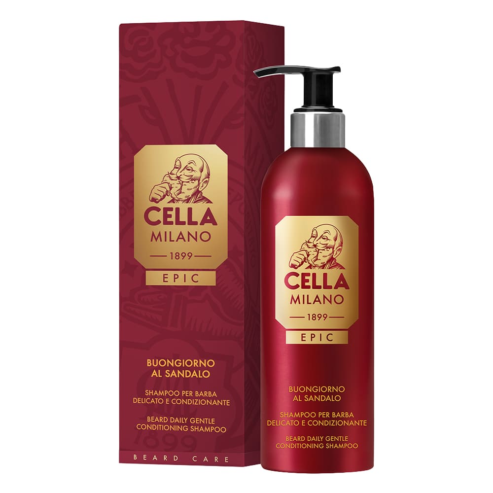 Cella Milano Epic Beard Shampoo – Buongiorno al Sandalo