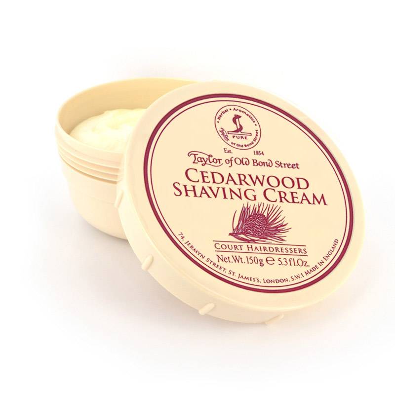 Taylor of Old Bond Street Scheercreme - Cedarwood 150 g