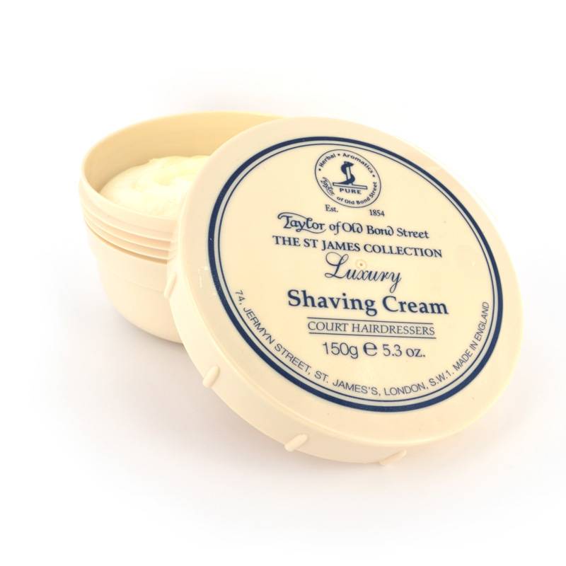 Old Raser Taylor of Old Bond Street Crème à raser St. James Collection