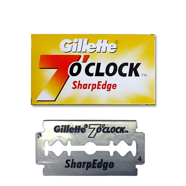 Gillette 7 O'clock Sharp Edge Double Edge Blades 5 stuks