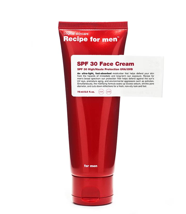 Recipe for Men Face Cream - SPF 30 75 ml