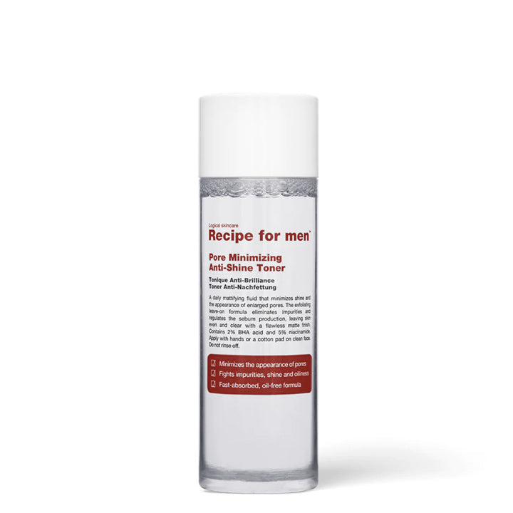 Recipe for Men Porenverkleinerndes Anti-Glanz Toner