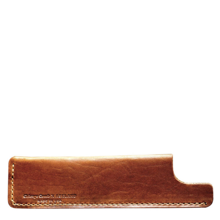 Chicago Comb Co. Kamm Etui Mittel – Braun