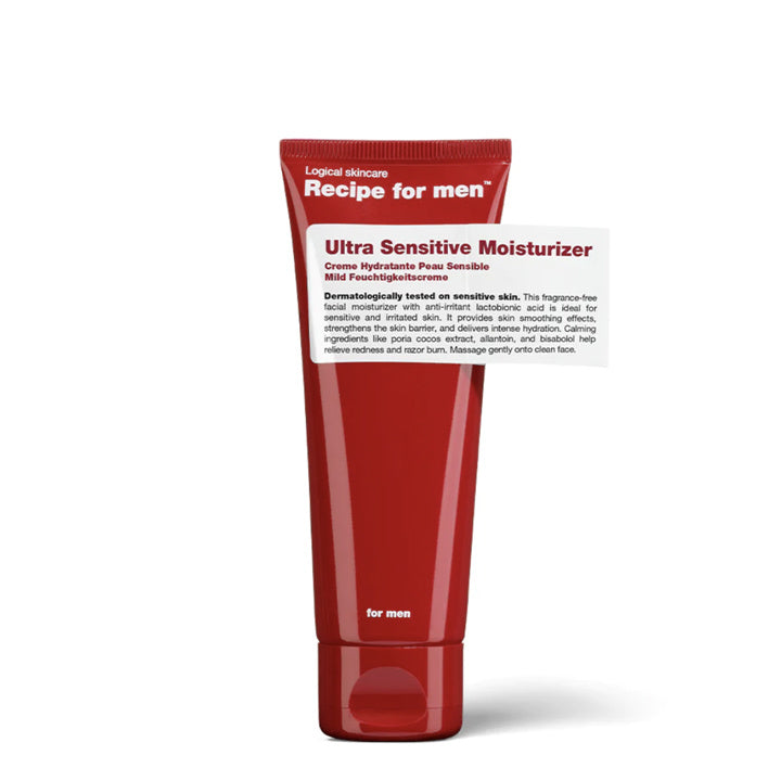 Recipe for Men Ultra Sensitive Moisturizer 75 ml