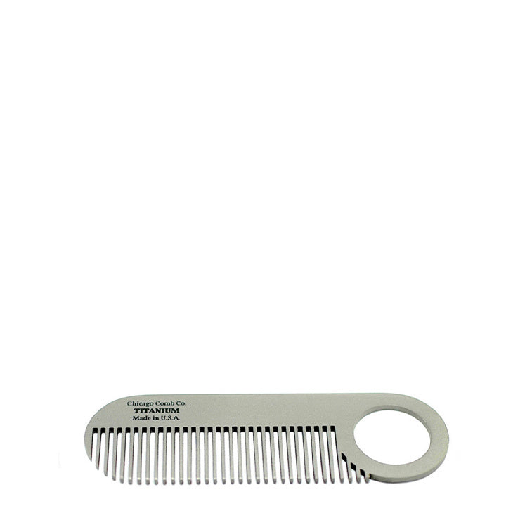 Chicago Comb Co. Baardkam - Model No. 2 - Titanium