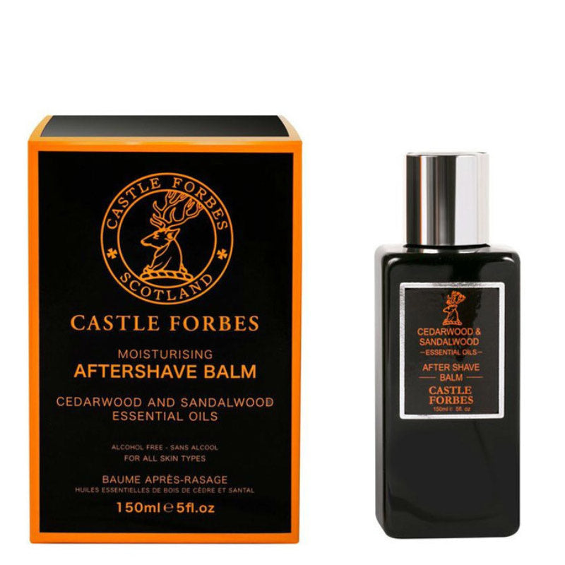 Baume après-rasage Castle Forbes – Cèdre & Bois de santal