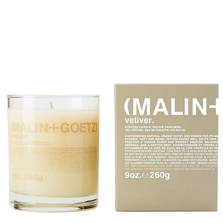 Malin+Goetz Geurkaars - Vetiver 60 branduren