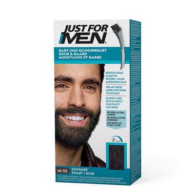 Image of product Mustache & Beard – Black M-55