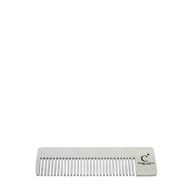 Peigne à cheveux Chicago Comb Co. No. 4 – Acier inoxydable