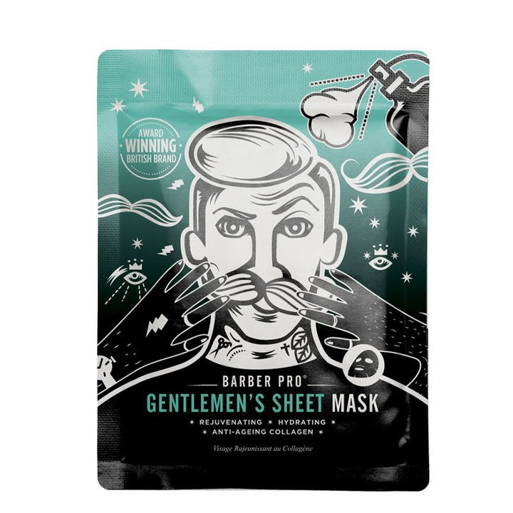 Barber Pro Gentlemen's Sheet Gezichtsmasker 30 ml