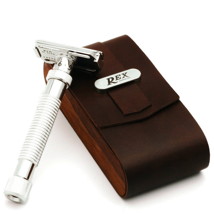 Étui de voyage XL pour rasoir de sécurité Rex Supply Co.