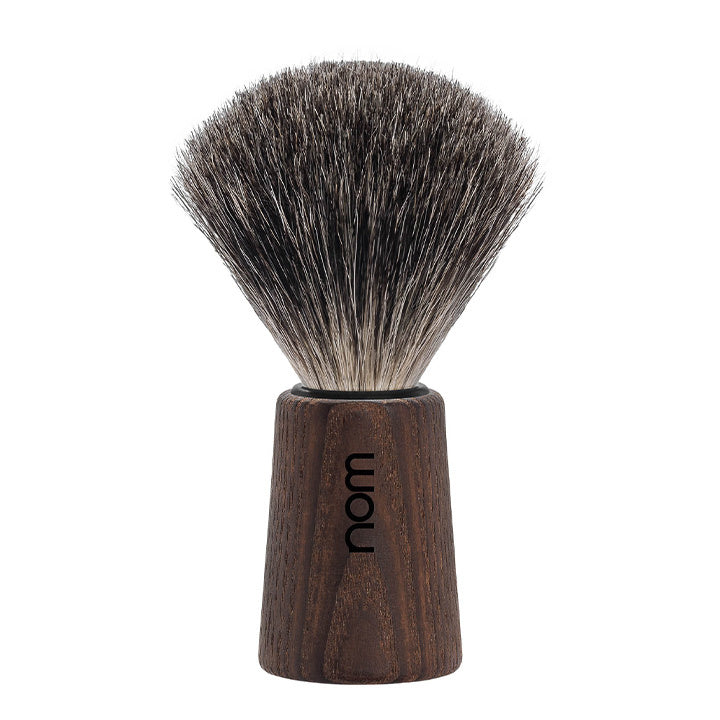 Image of product Scheerkwast Theo - Donker Essenhout - Pure Badger